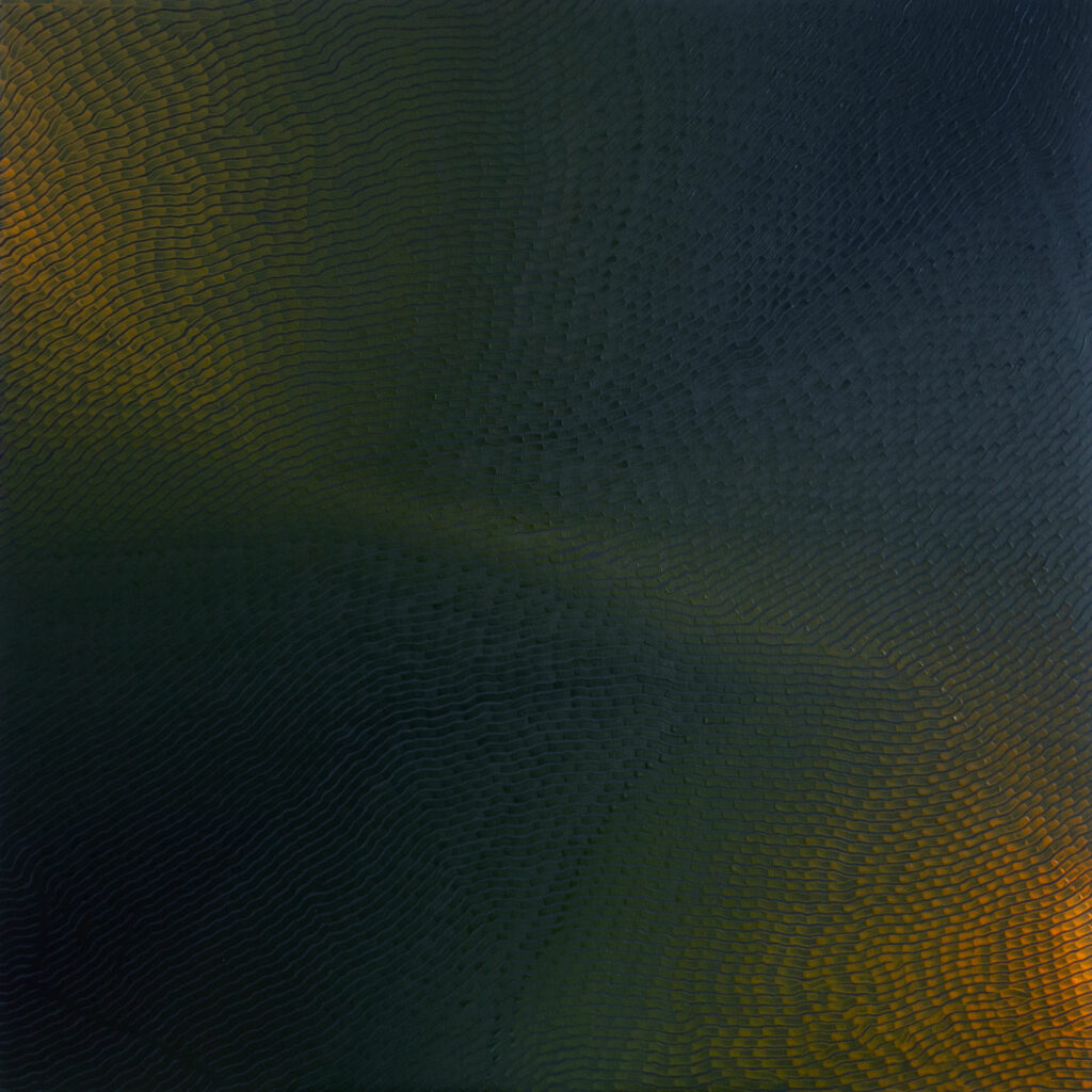 Indigo Or 012025 - 100 x 100 cm