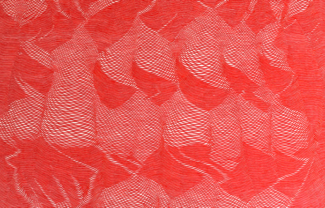 Now is Red 0205 - 120 x 120cm - Huile sur toile, 2019